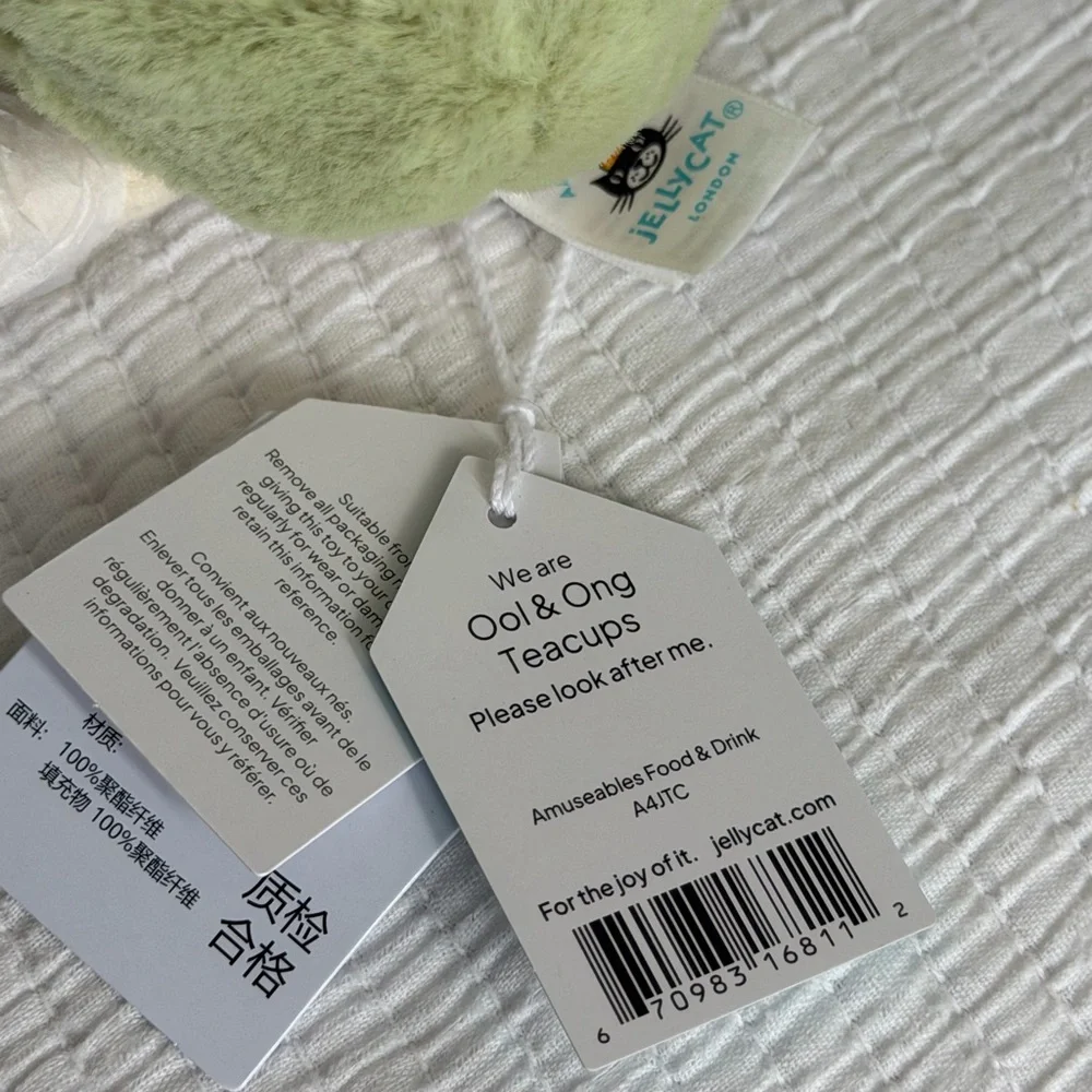 Jellycat Shanghai Exclusive Vividdy Teapot & Ool & Song Teacups Packaging Incl. - Picture 7 of 8